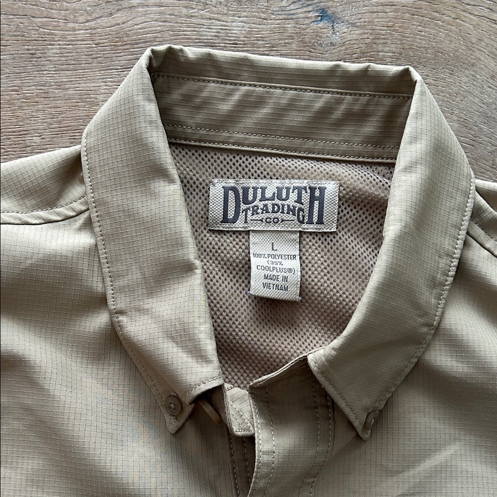 Cabela's Tan Performance Button Down Shirt - image 2